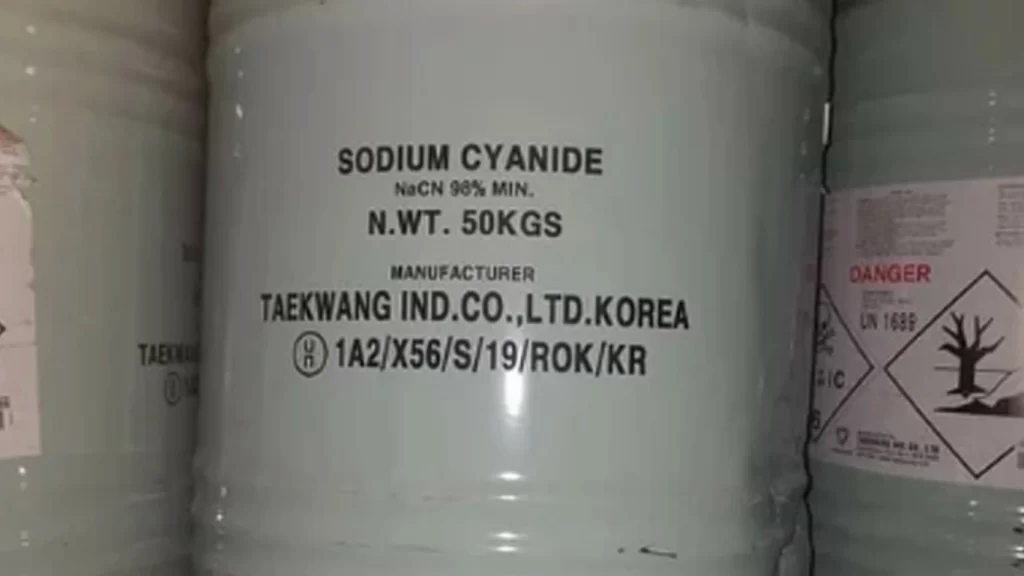 jual sodium cyanide drum korea
